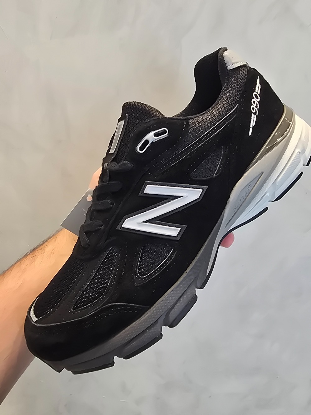 New Balance 990v4 Made in USA Black Silver