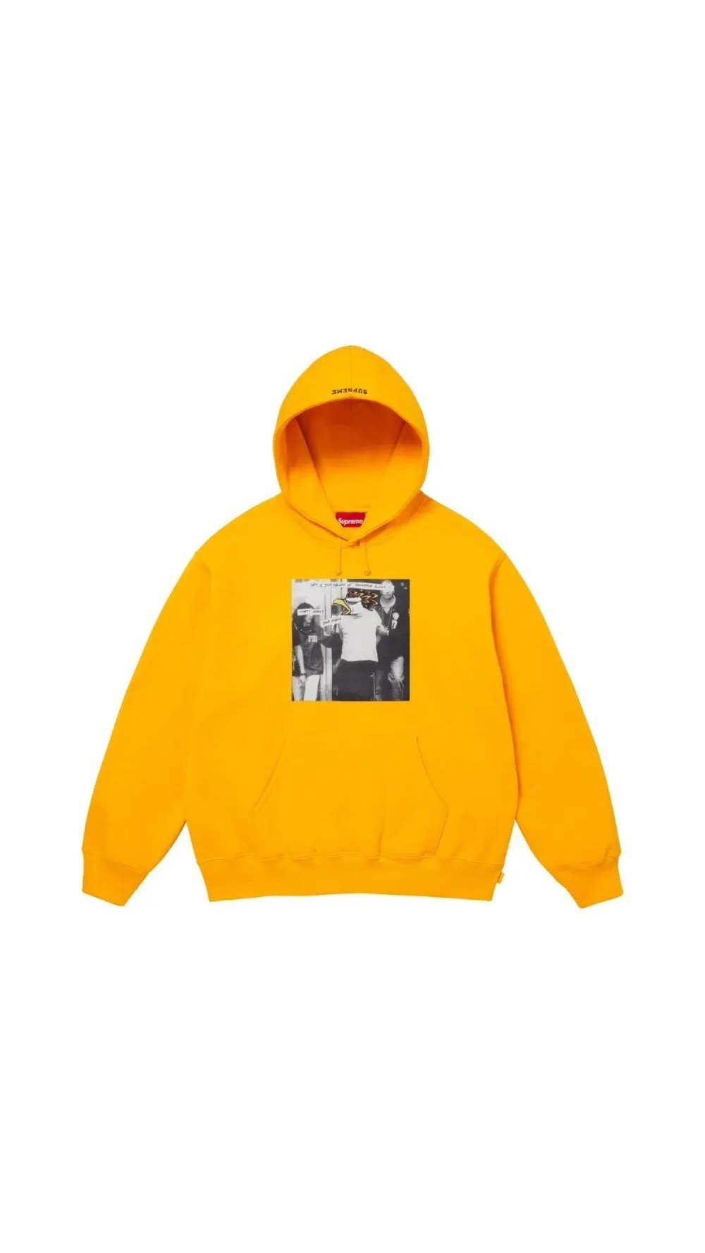 Antihero x Supreme Moletom Hooded Bright Gold FW25-W12 — P / M, Novo