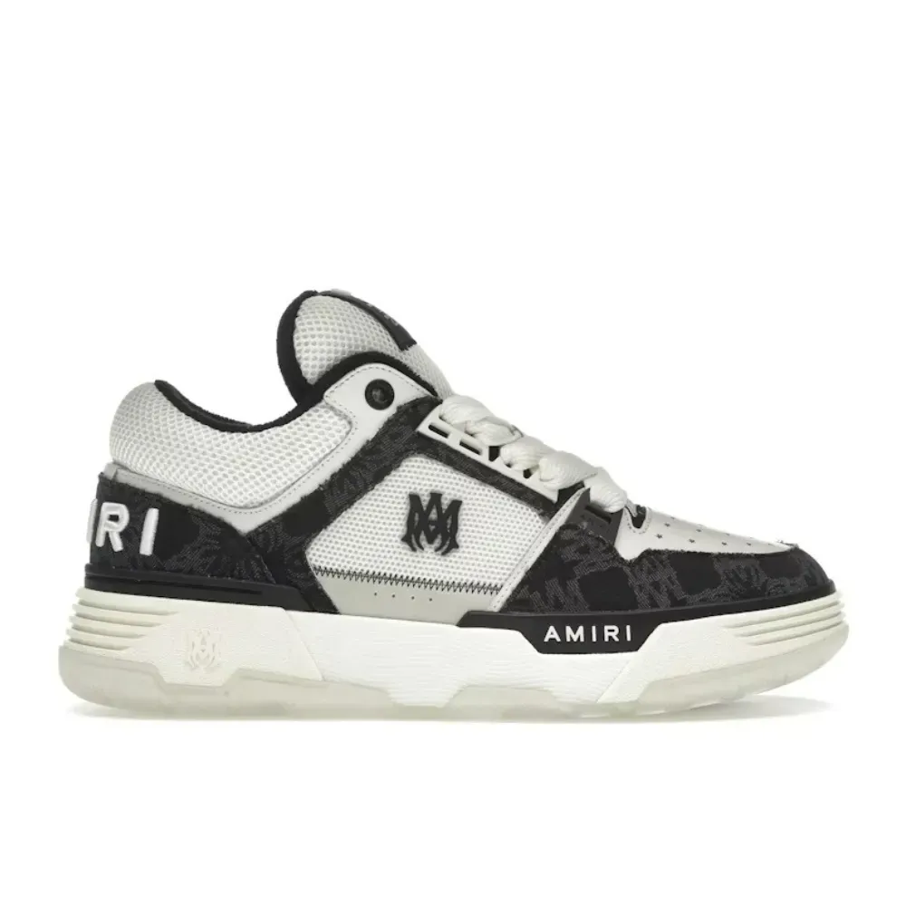 ★正規店購入★AMIRI MA QUADソックス　ブラック×ホワイト41-42 Amiri MA-1 Black Quad Monogram Print - Droper