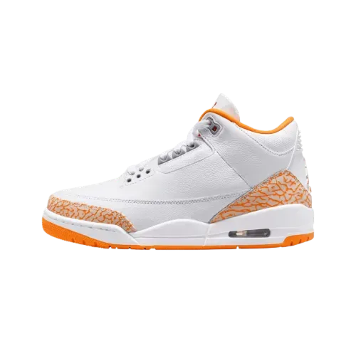 Air Jordan 3 White Orange Peel