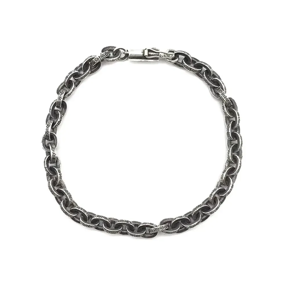 アクセサリー Chrome Hearts Paper Chain BraceletSilver Bracelete Chrome Hearts Silver Paperchain - Droper
