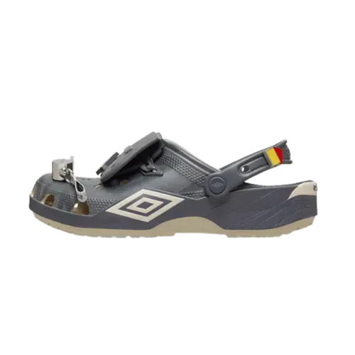 Umbro x Crocs Classic Clog Bone Slate Grey