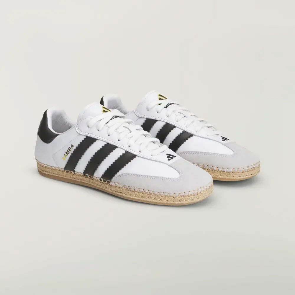 コロンバス CLOT x adidas Samba Edison Chen Cloud White Core Black - Droper