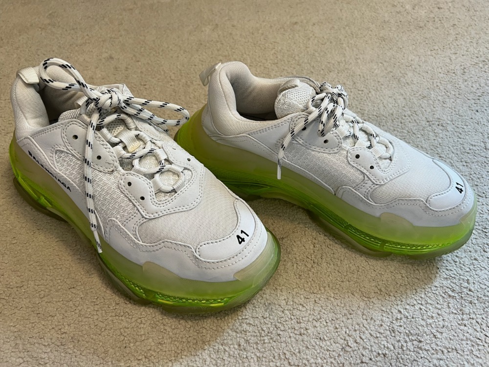 Balenciaga Triple S Clear Sole Green