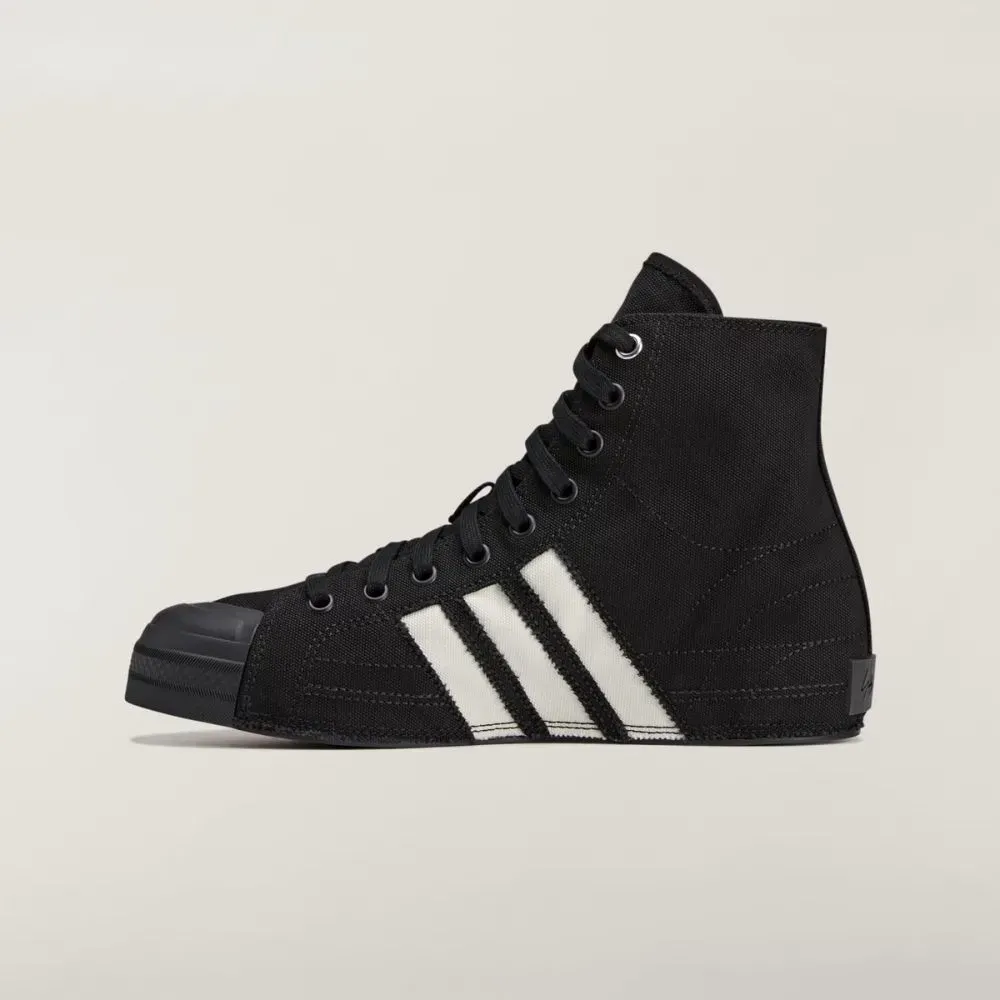 Y-3 x adidas Nizza High Black Off White - Droper