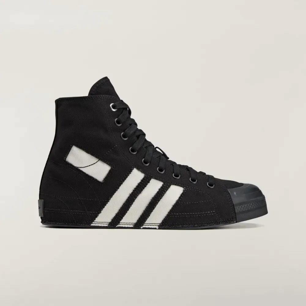 Y-3 x adidas Nizza High Black Off White - Droper