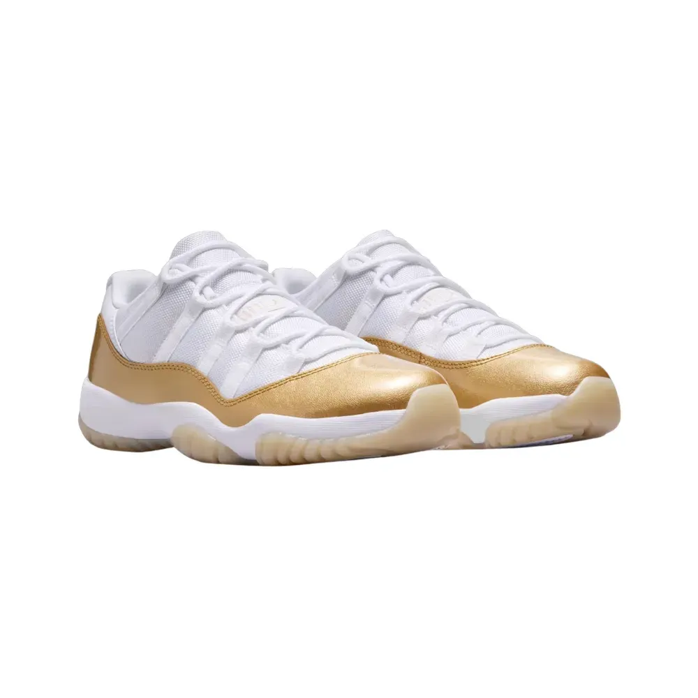 Air Jordan 11 Low Mother's Day White Metallic Gold - Droper