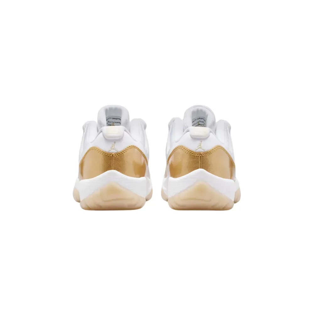 Air Jordan 11 Low Mother's Day White Metallic Gold - Droper