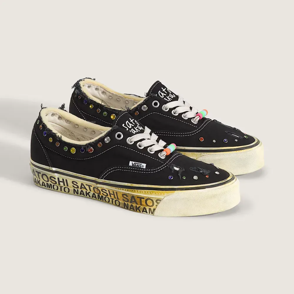 Satoshi Nakamoto x Vans Era 95 Gems Black - Droper
