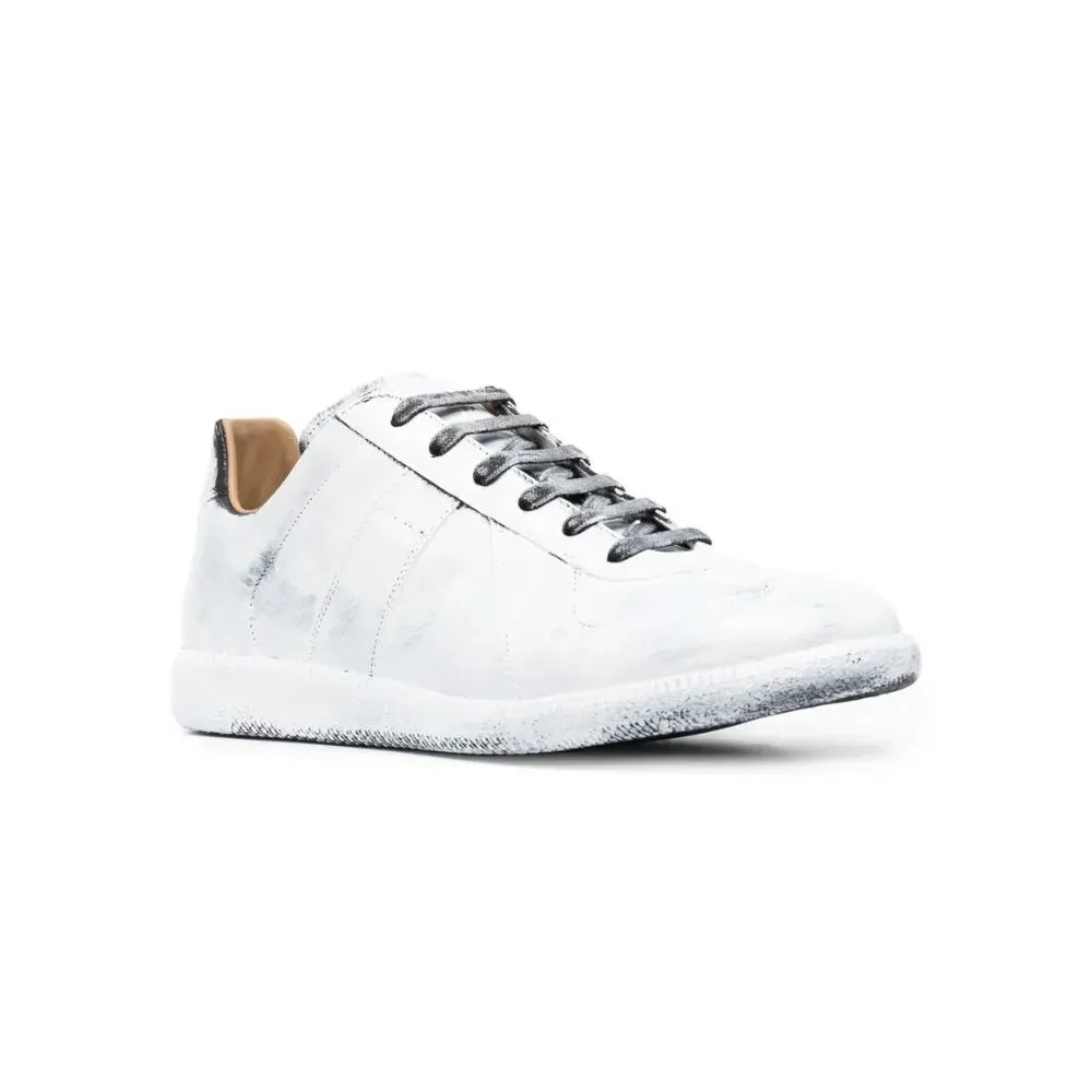 Maison Margiela Replica Low Paint White - Droper