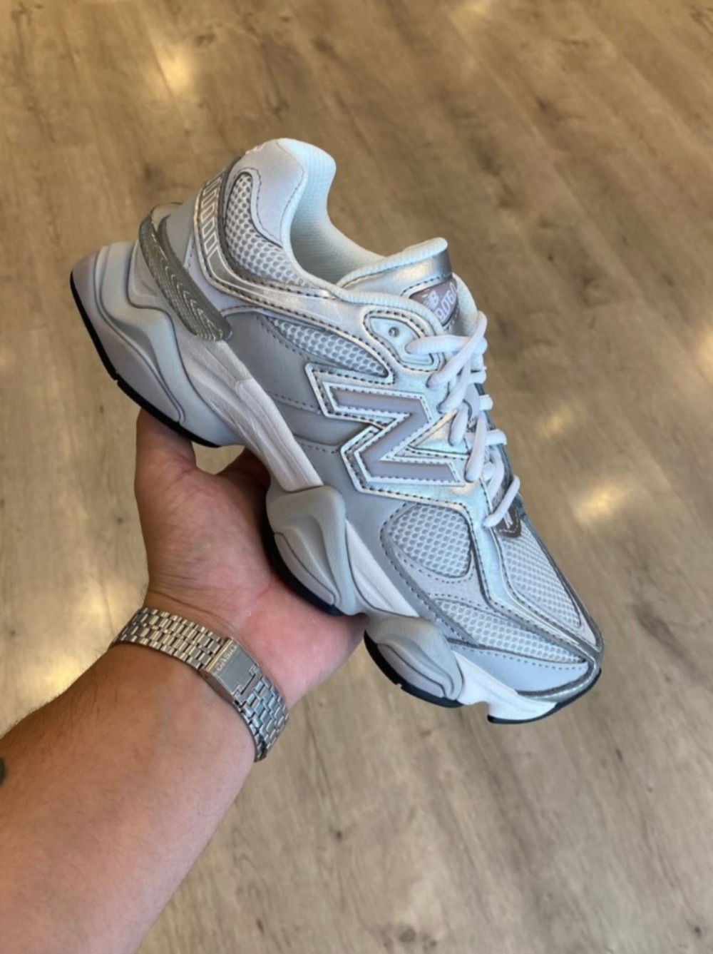 New Balance 9060 Raincloud Truffle Salt — 34 / 35 / 36 / 37 / 38 / 39 / 40, Novo