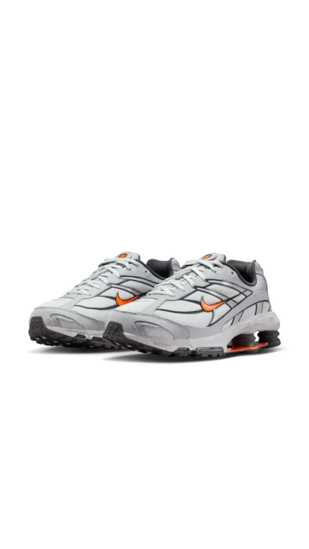 Nike Shox Ride 2 Photon Dust Total Orange Light Smoke Grey — 38 / 39 / 40 / 41 / 42 / 43 / 44, Novo