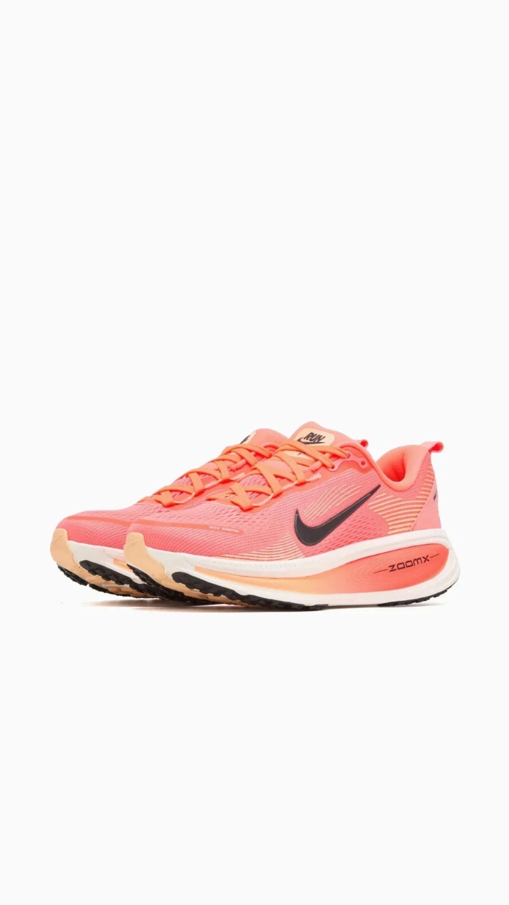 Nike Vomero 18 Hot Lava Chalk Orange Pulse Black — 36 / 37 / 38 / 39 / 40 / 41 / 42, Novo