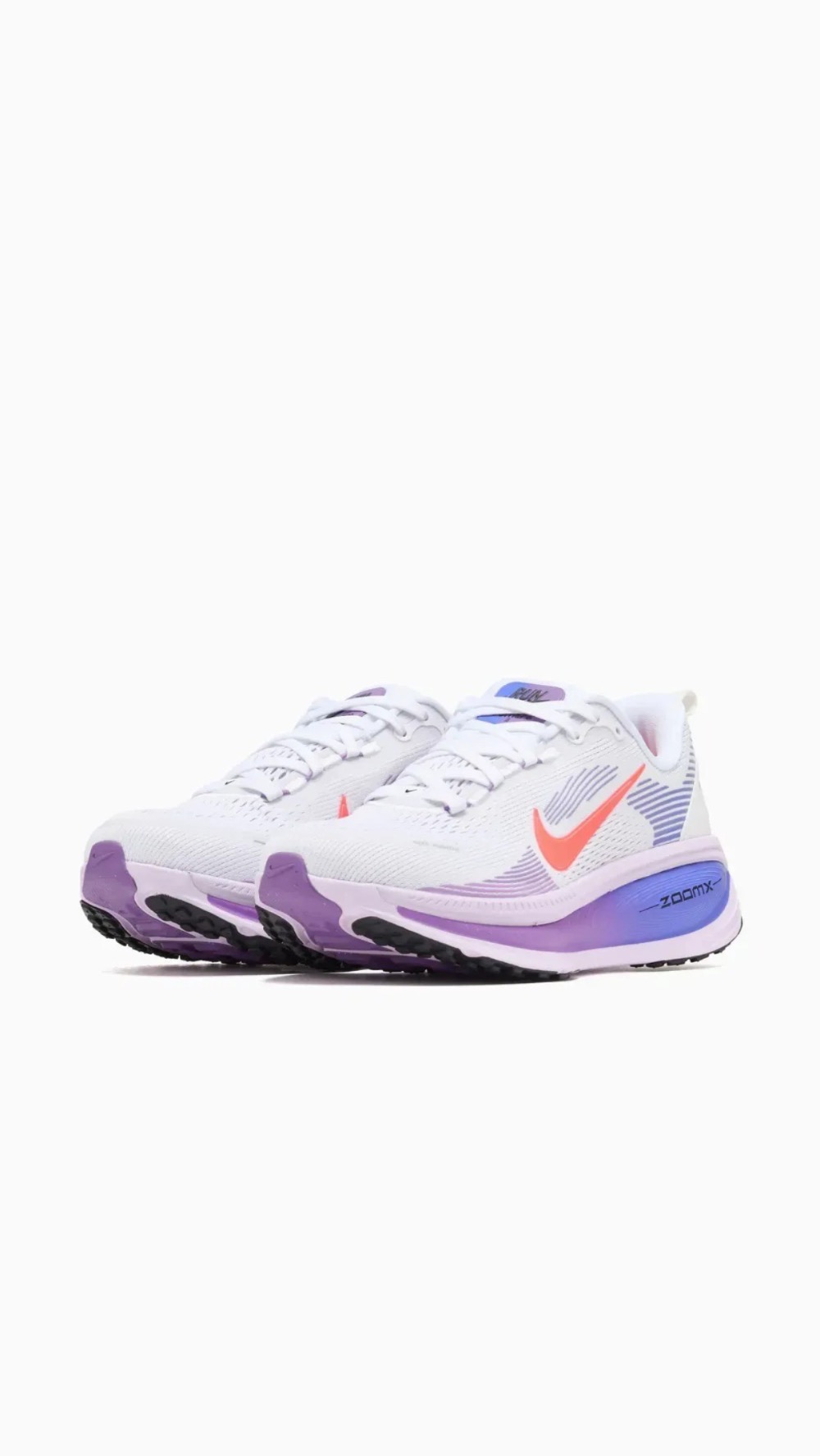 Nike Vomero 18 White Violet Mist Sapphire Hot Lava — 36 / 37 / 38 / 39 / 40 / 41 / 42, Novo