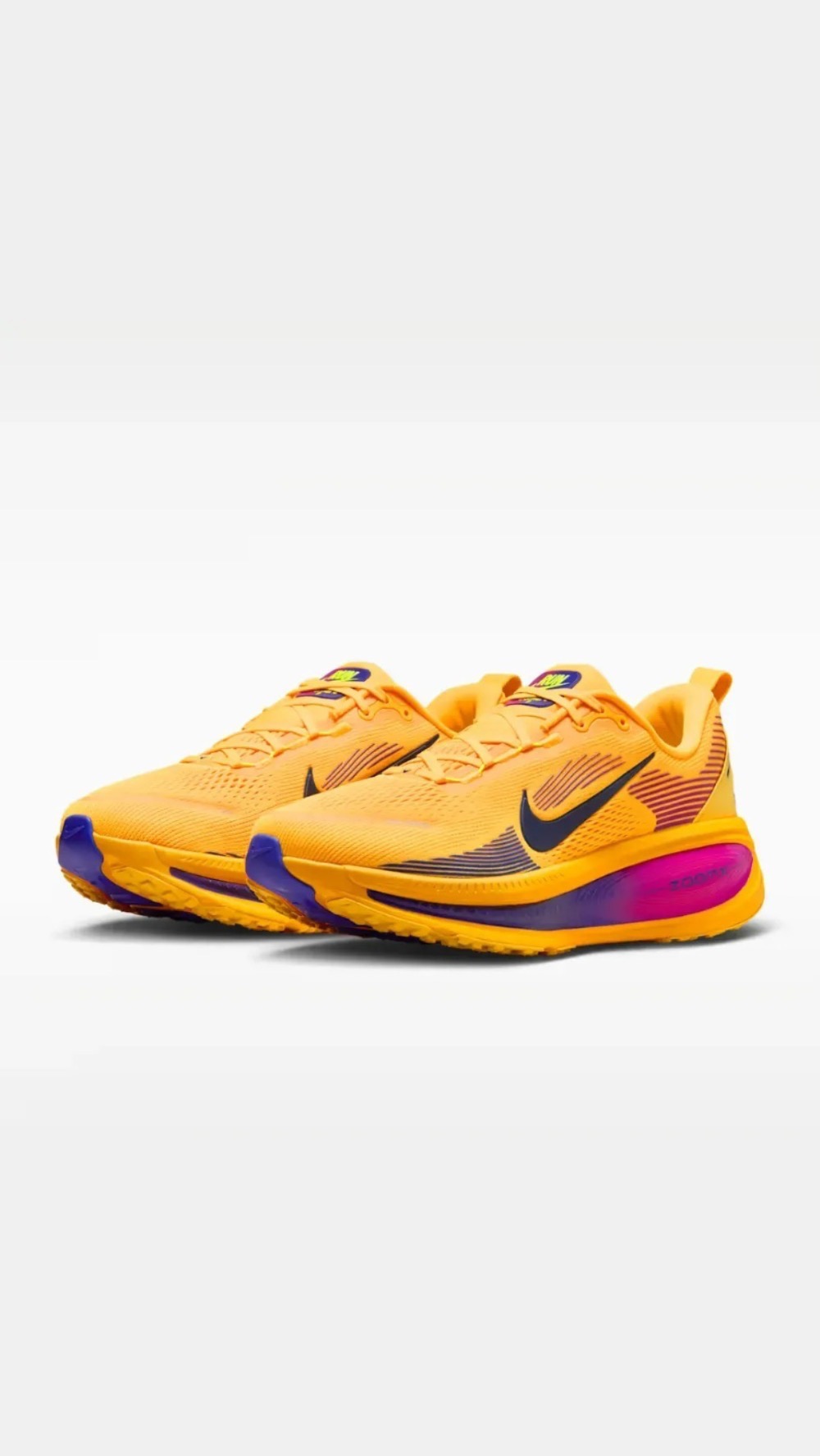 Nike Vomero 18 Pulse Laser Orange Hyper Violet Blue Void — 38 / 39 / 40 / 41 / 42 / 43 / 44, Novo