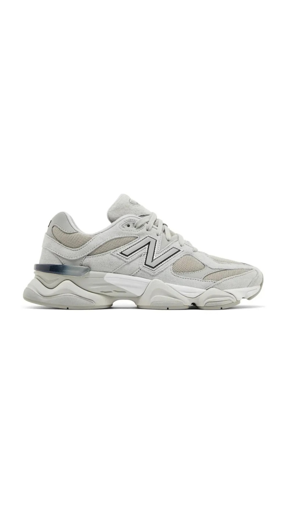 New Balance 9060 Silver Metallic Grey — 39, Novo