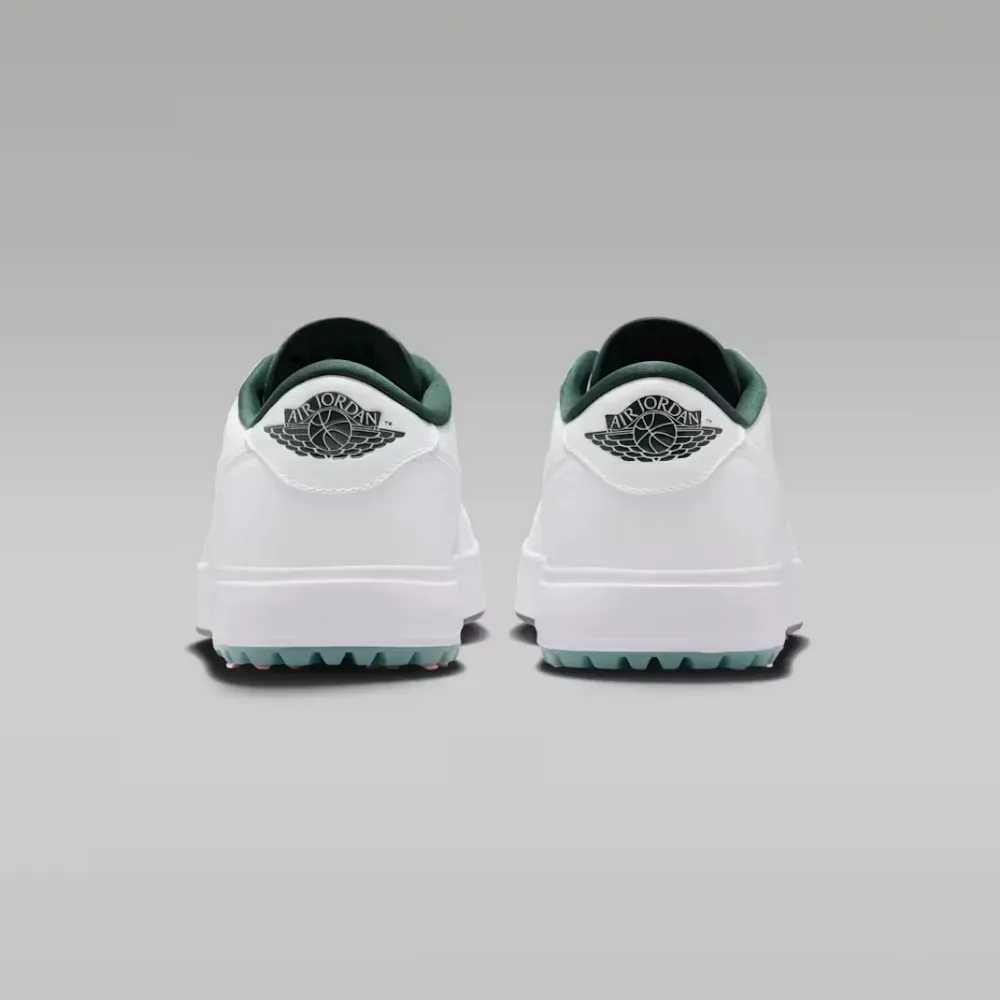 Nike Air Jordan 1 Low Golf Spiked White Fir Elemental Pink - Droper