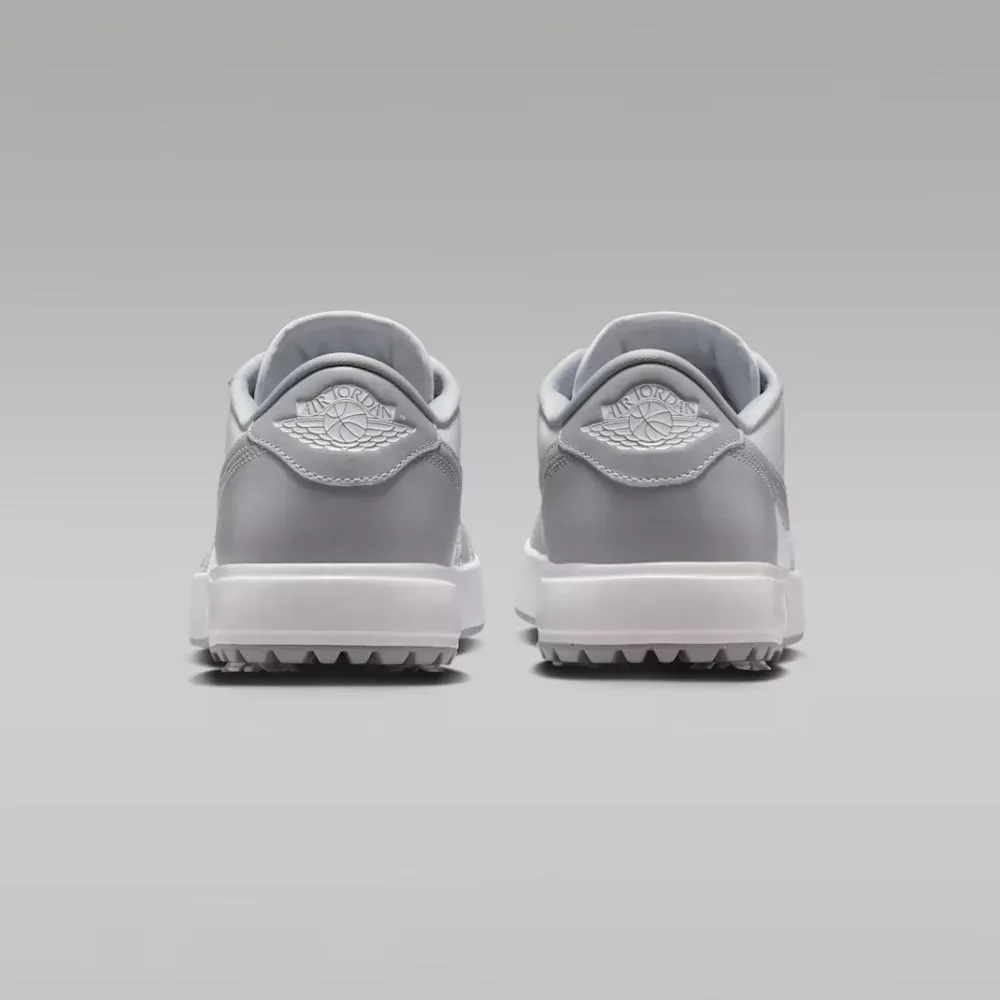 Air Jordan 1 Low Golf Spiked Wolf Grey White - Droper