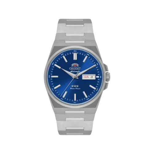 Relogio Orient 3 Stars Integrado Blue Sunburst 38 mm