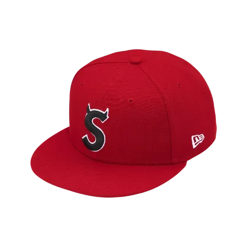 New Era x Supreme Boné Devil S Logo Red SS26-W10 - Droper