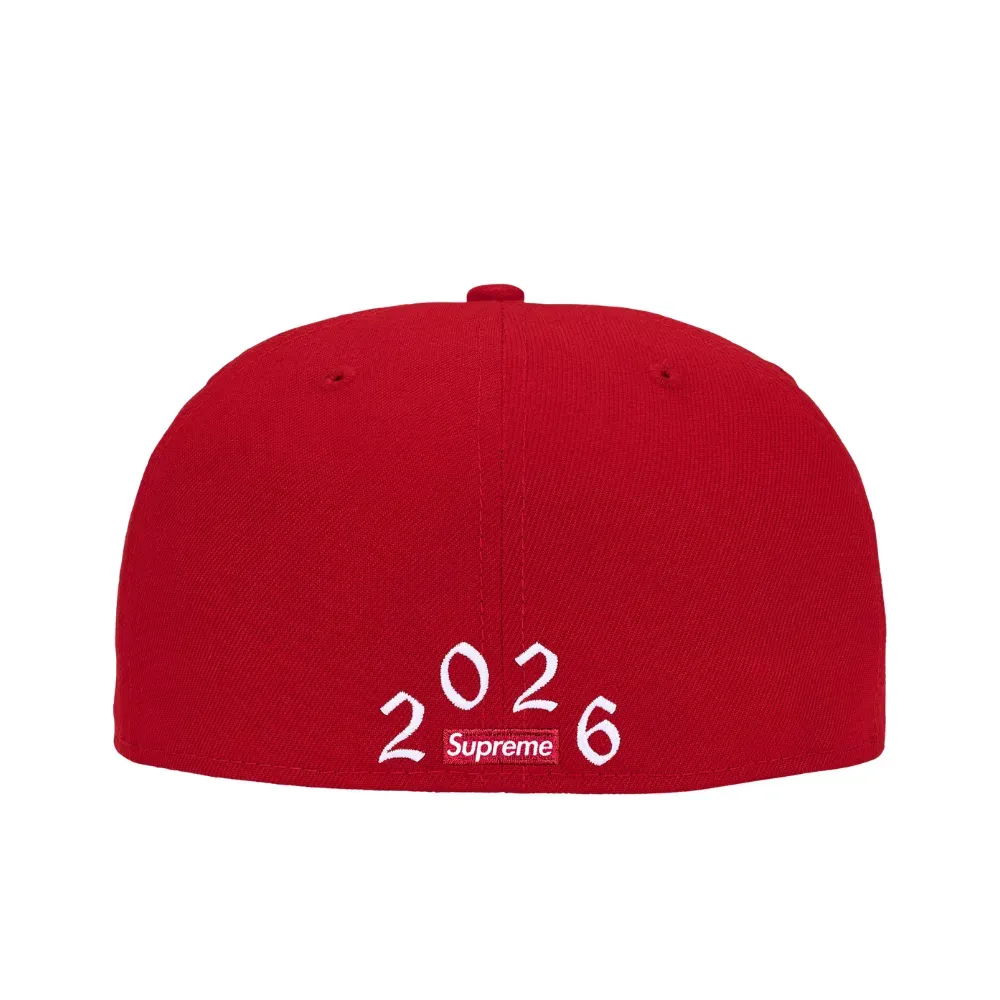 New Era x Supreme Boné Devil S Logo Red SS26-W10 - Droper