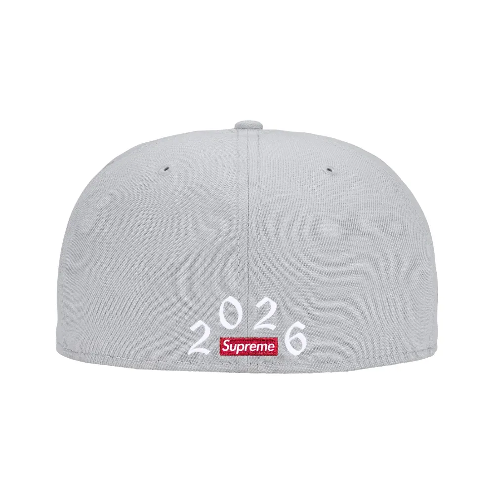 New Era x Supreme Boné Devil S Logo Grey SS26-W10 - Droper