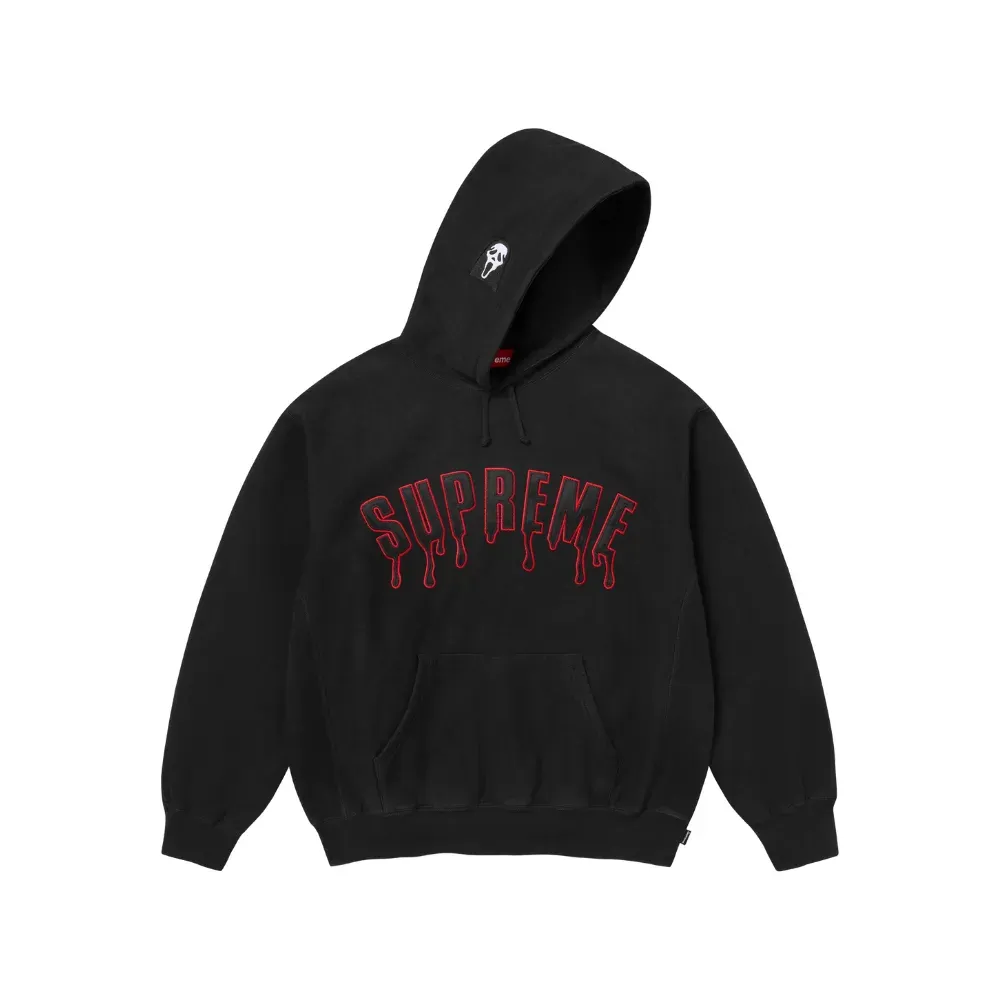supreme Ghostface® Arc Hooded 黒　XL Ghostface x Supreme Moletom Arc Hooded Sweatshirt Black SS26-W10