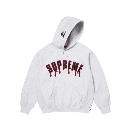 Ghostface x Supreme Moletom Arc Hooded Sweatshirt Ash Grey SS26
