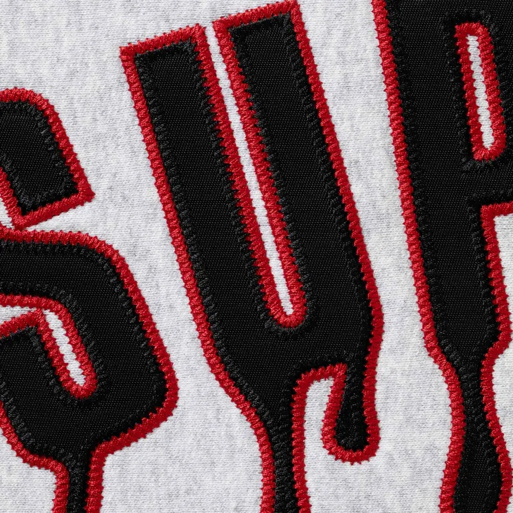Ghostface x Supreme Moletom Arc Hooded Sweatshirt Ash Grey SS26