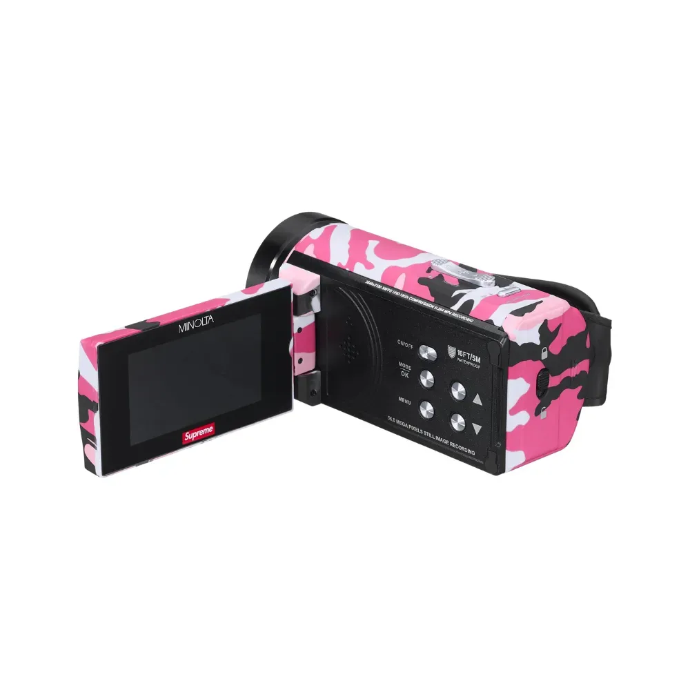 Minolta x Supreme Câmera MN4K300WP Waterproof Pink Camo SS26-W10