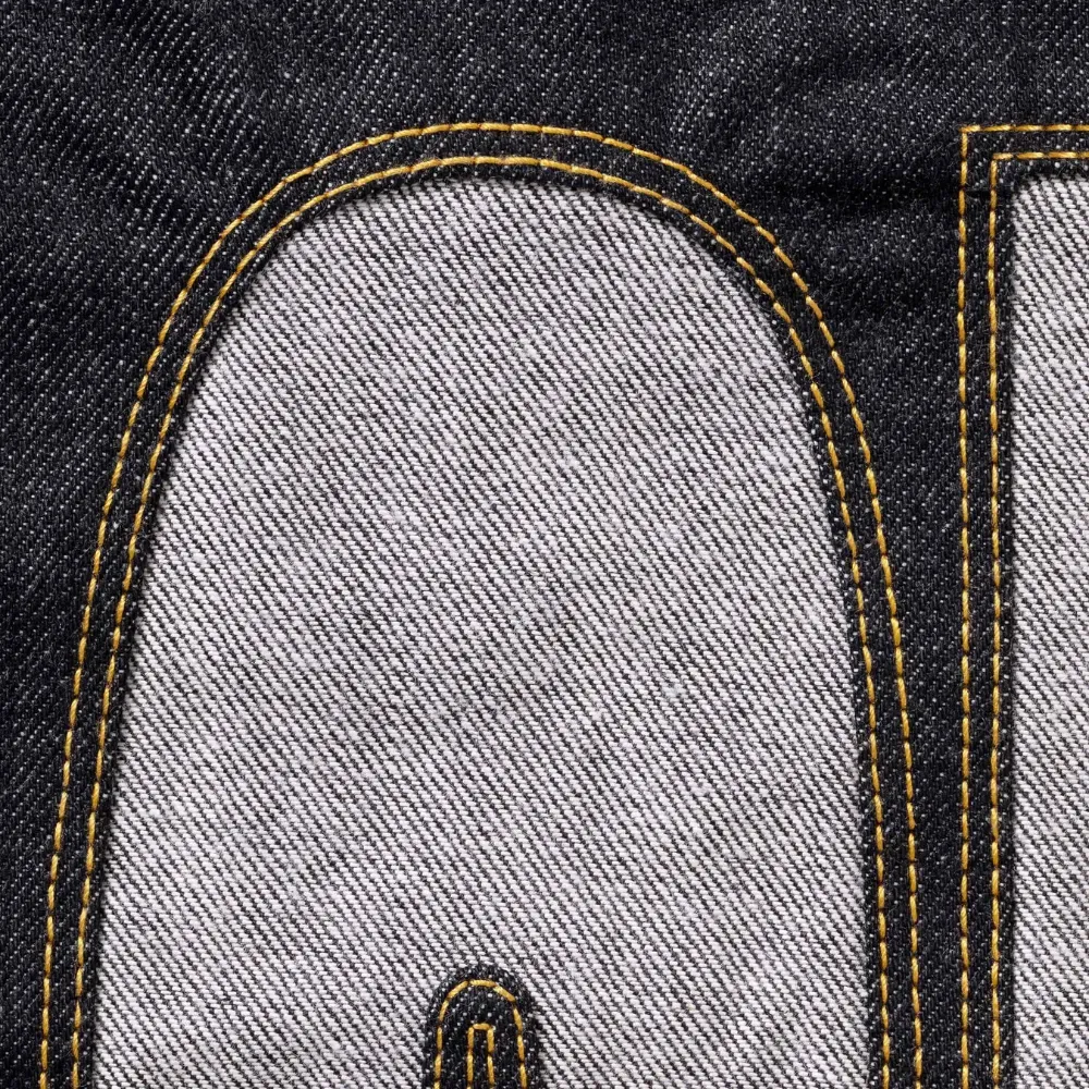 Calça Supreme Inset Spellout Baggy Jeans Rigid Indigo SS26-W10