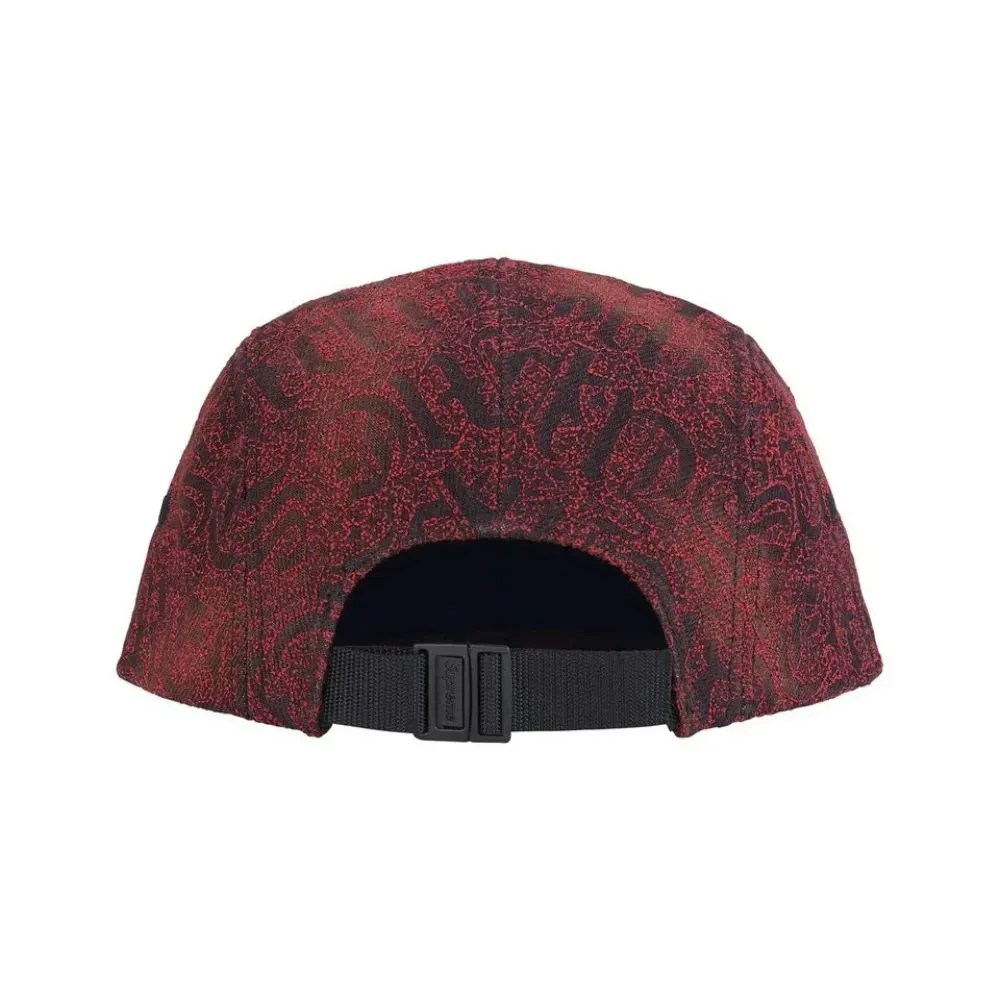 Boné Supreme Stitched Old English Denim Camp Red SS26-W10 - Droper