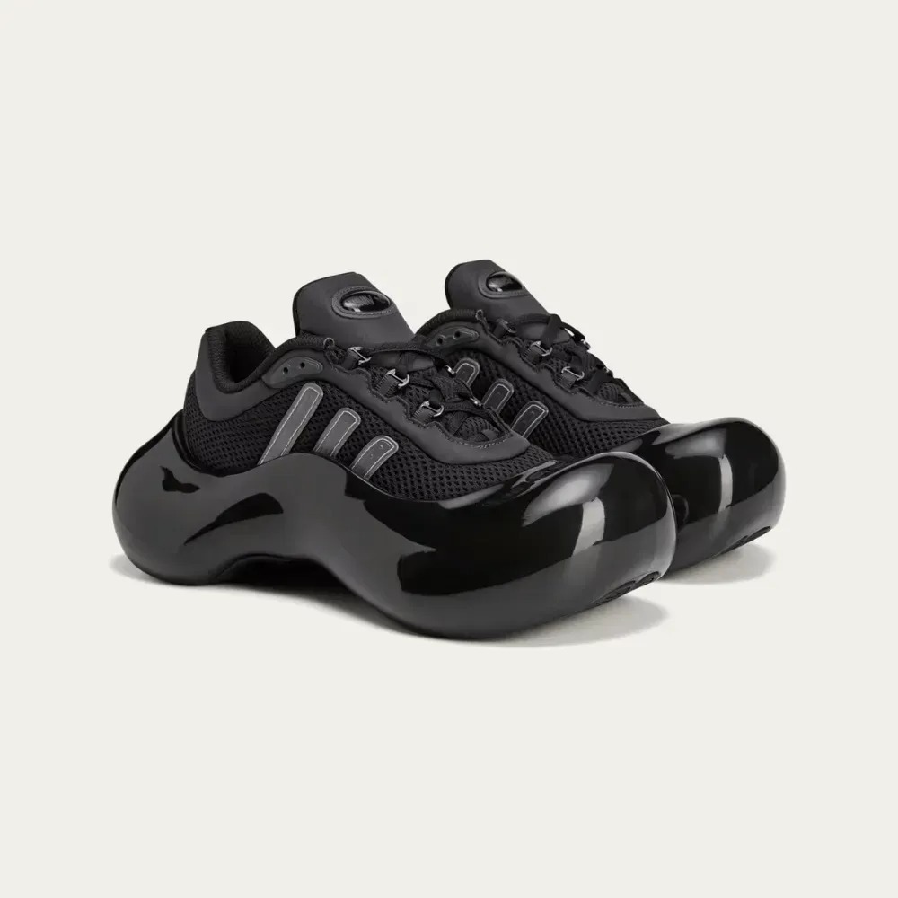 Avavav x adidas Moonrubber Core Black Utility — 34 / 35 / 35.5 / 36 / 37 / 38 / 39.5 / 40 / 40.5, Novo