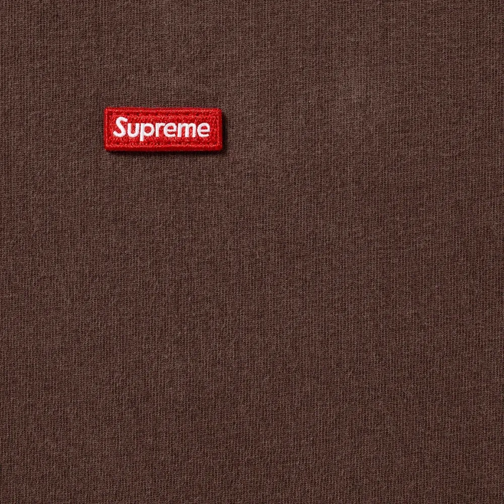 Camiseta Supreme Small Box Tee Dark Brown SS26-W10 - Droper