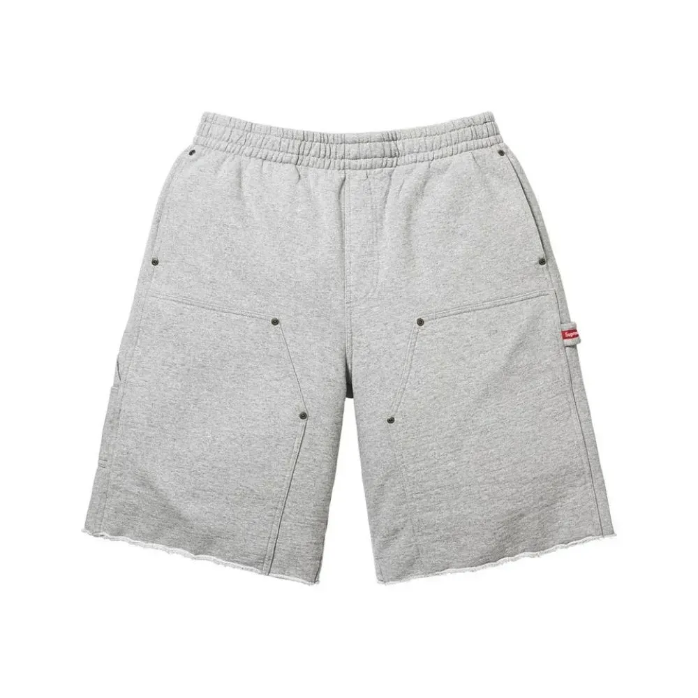 Shorts Supreme Double Knee Painter Heather Grey SS26-W10 - Droper