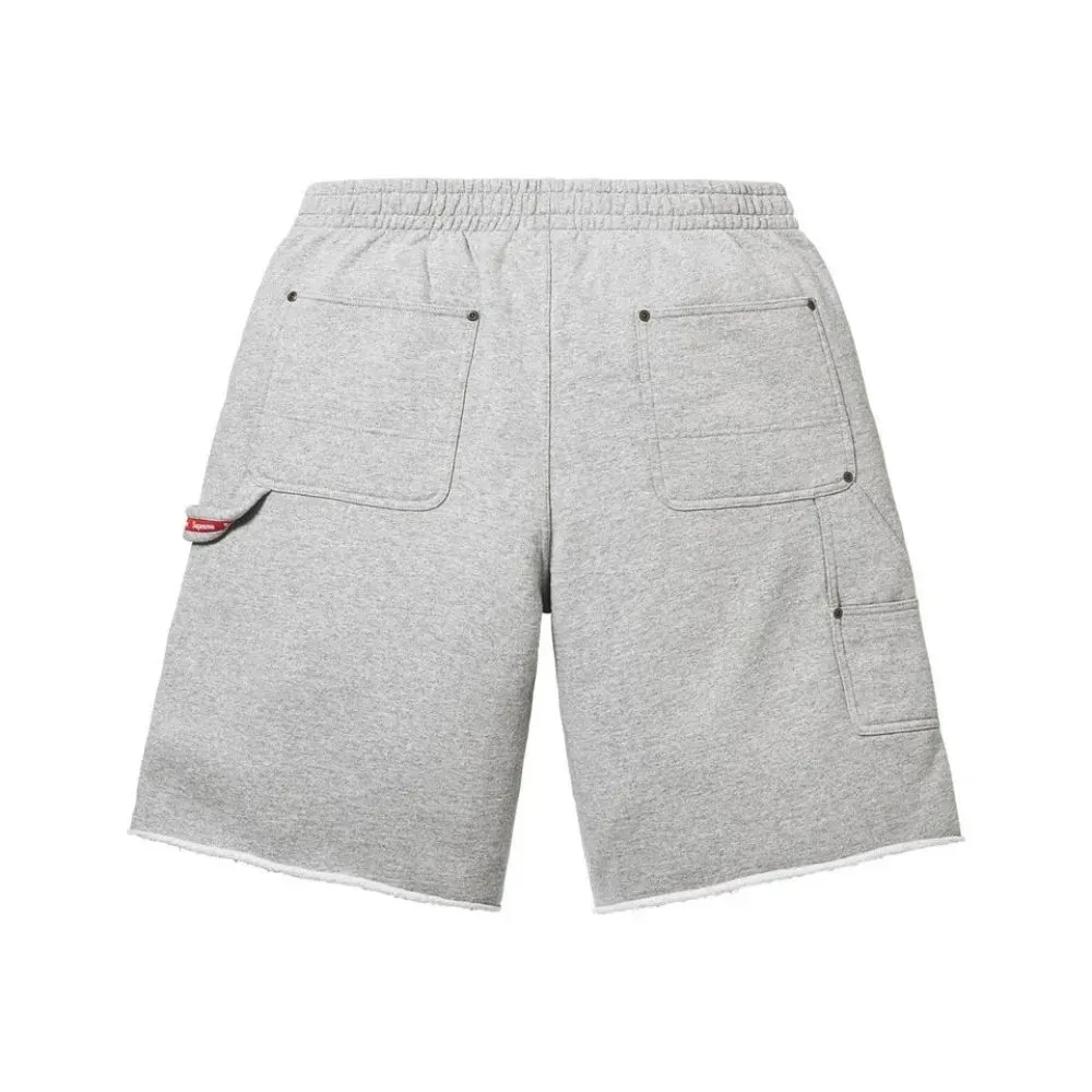 Shorts Supreme Double Knee Painter Heather Grey SS26-W10 - Droper