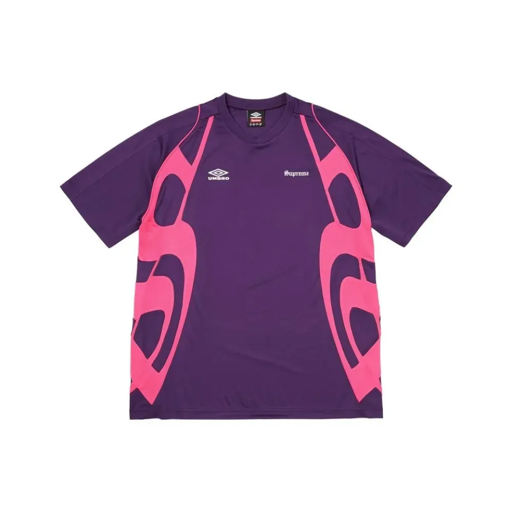 Umbro x Supreme Camiseta Old English Soccer Jersey Purple SSS26