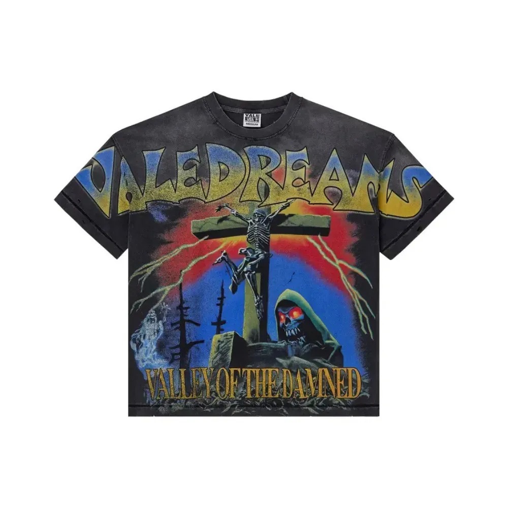 Camiseta Vale Lives Forever Damned Big Black — M, Novo