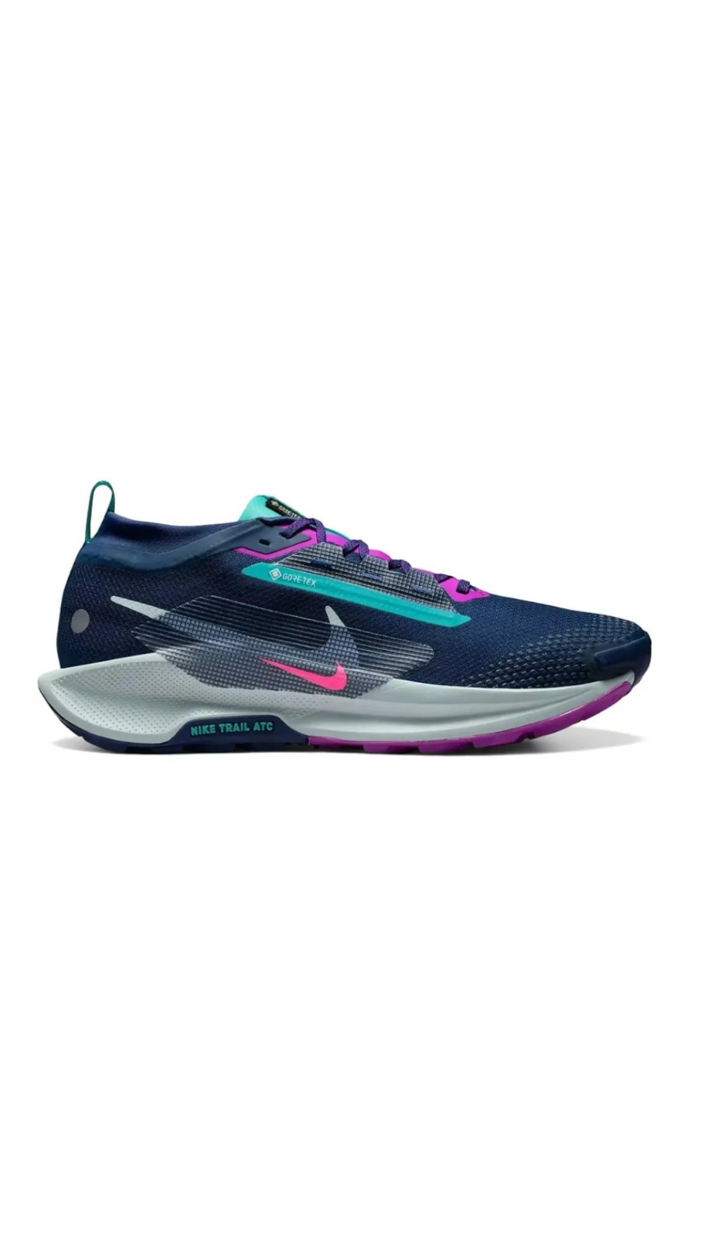 Nike React Pegasus Trail 5 Gore-Tex Midnight Navy Hyper Pink — 37 / 38 / 39 / 40 / 41 / 42 / 43, Novo