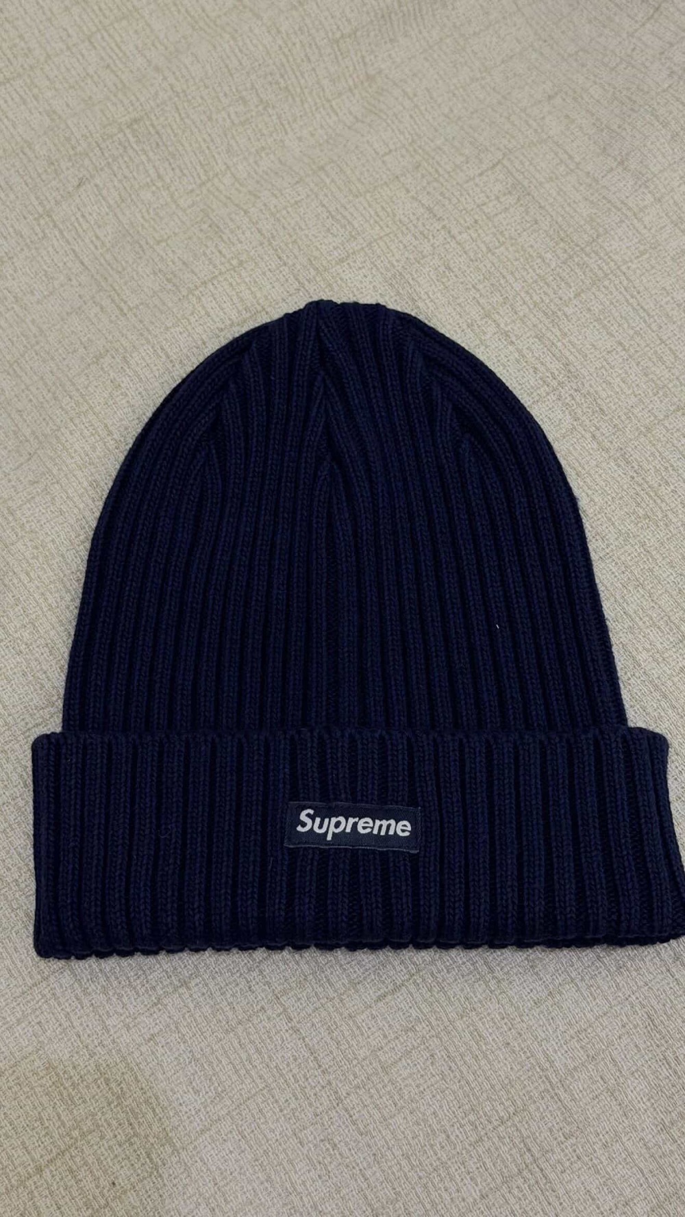 Touca Supreme Overdyed Navy SS26-W1 — Único, Novo