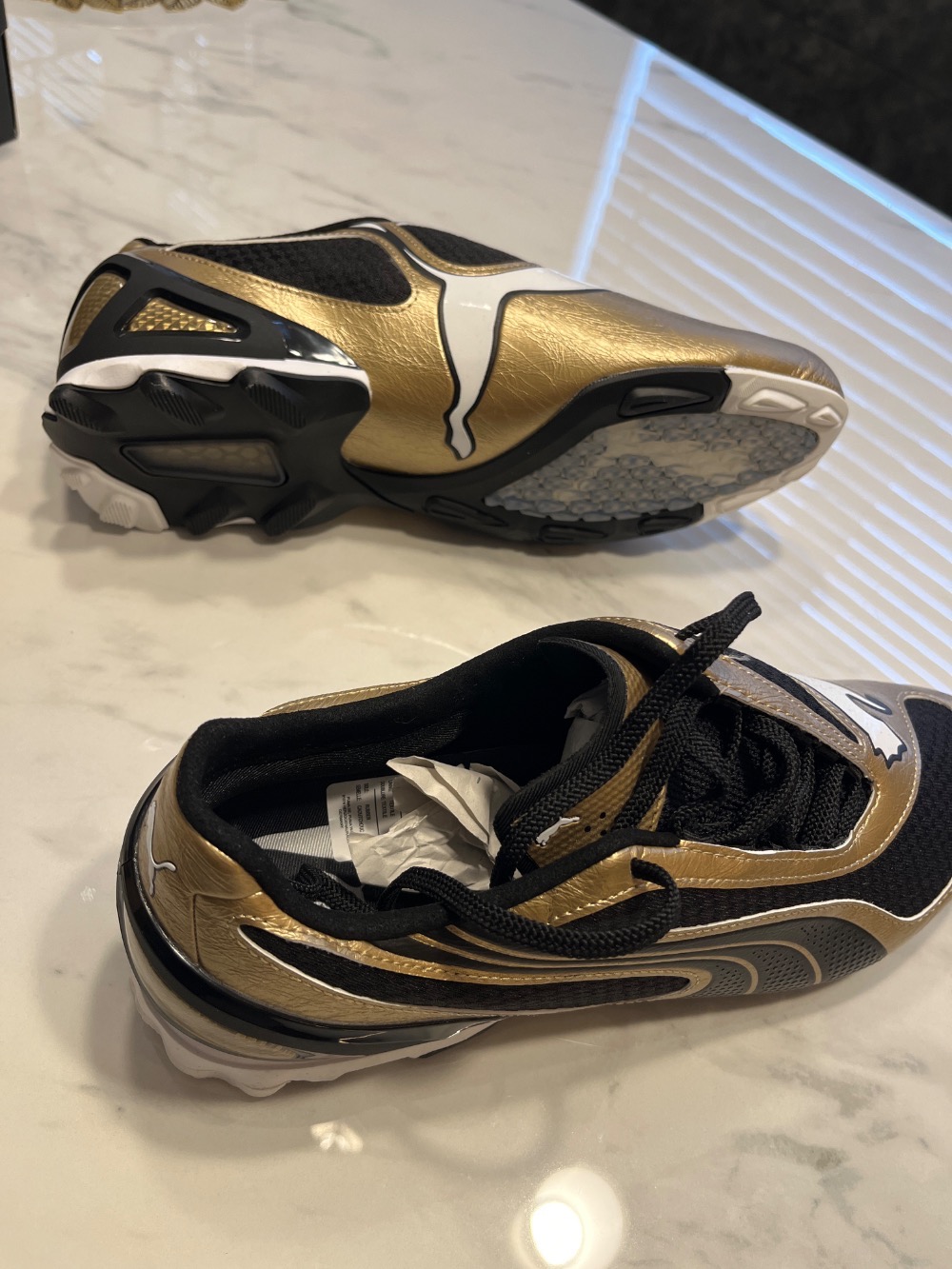 Puma V-S1 Metallic Gold Black