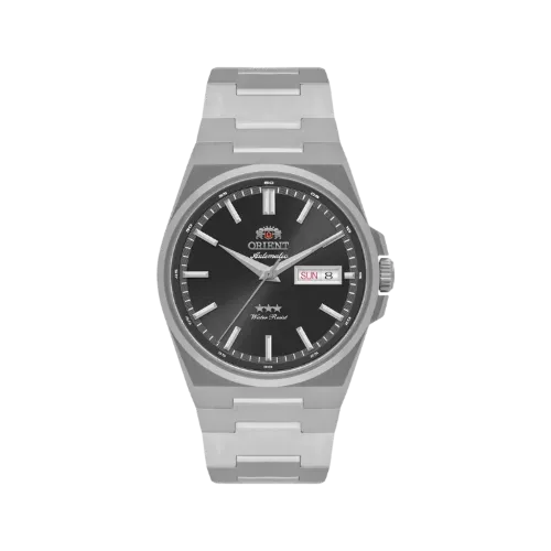 Relógio Orient 3 Stars Integrado Silver Black 38 mm
