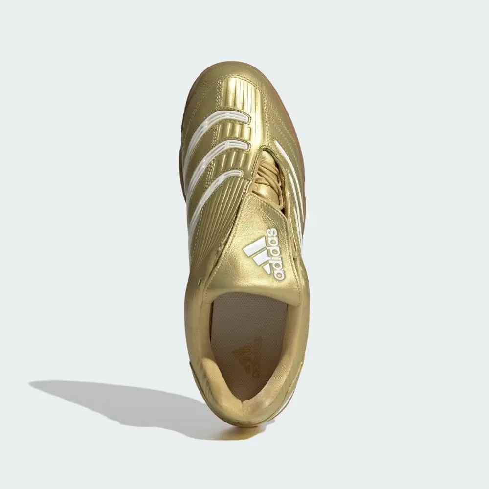 adidas Predator Sala Gold Metallic Core White Gum - Droper