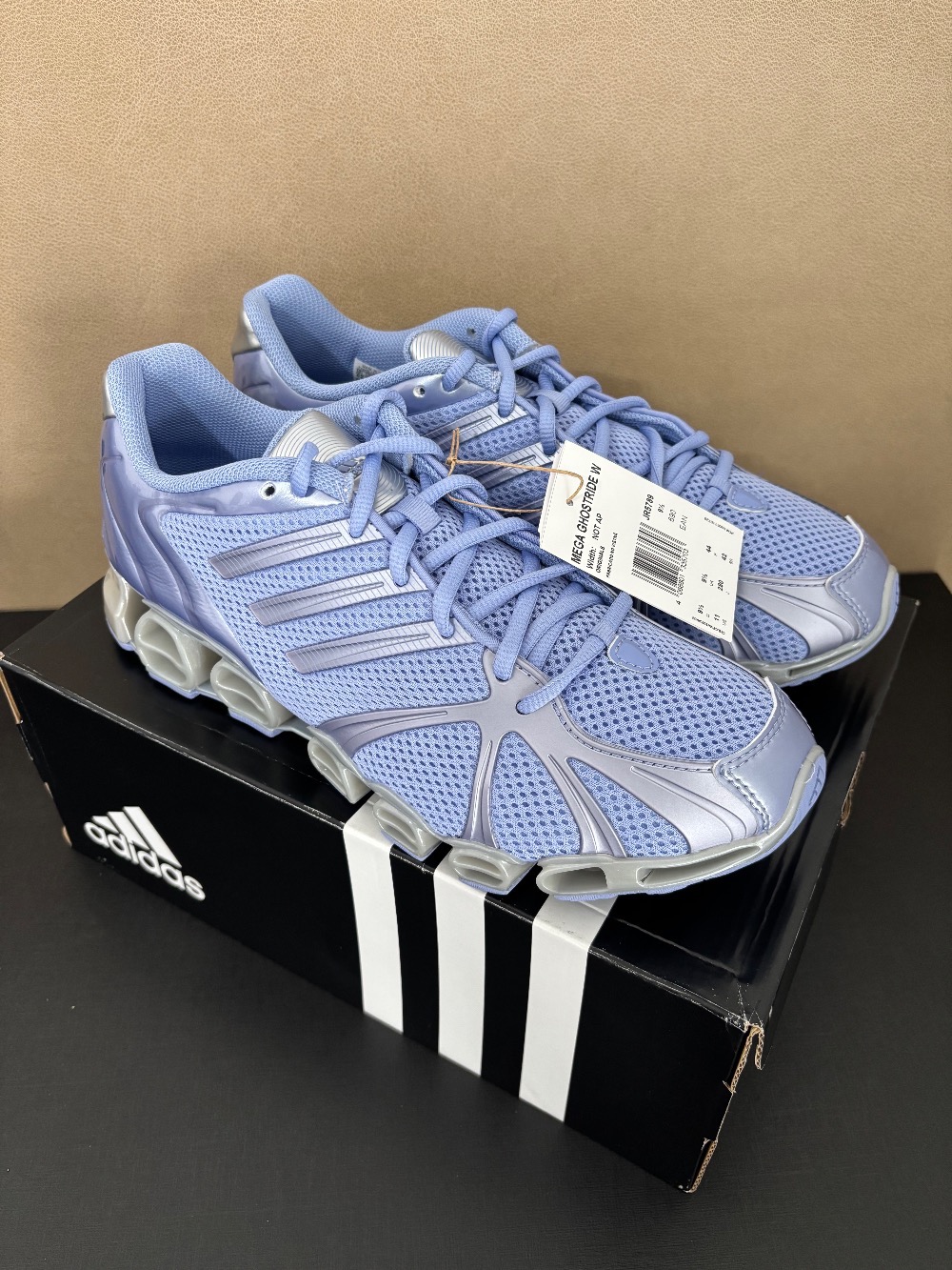 adidas Mega Ghostride Blue Spark Metallic Silver