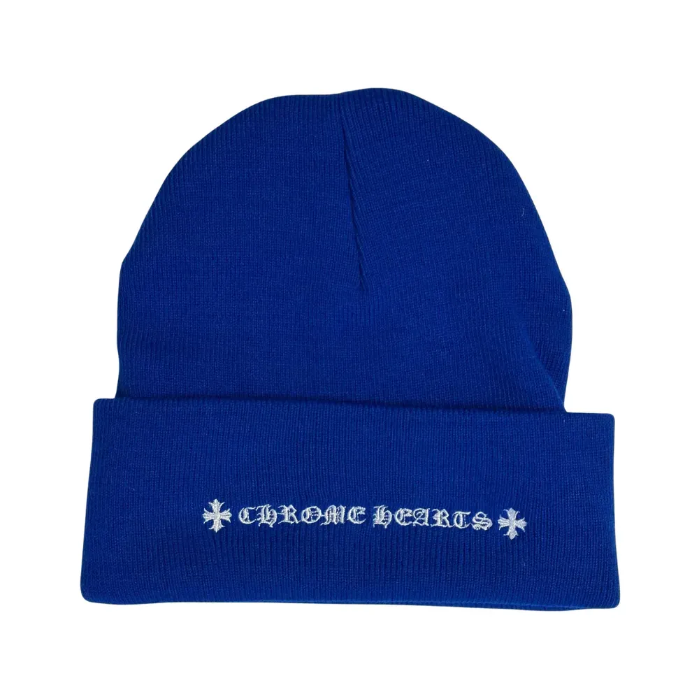 Touca Chrome Hearts Watch Beanie Blue - Droper
