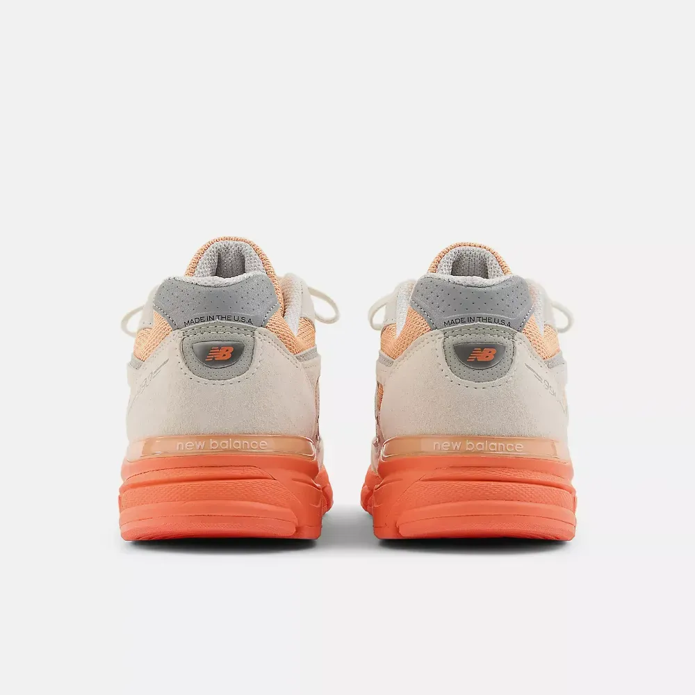 New Balance Made in USA 990v4 Moonbeam Tangerine Heat foto 4