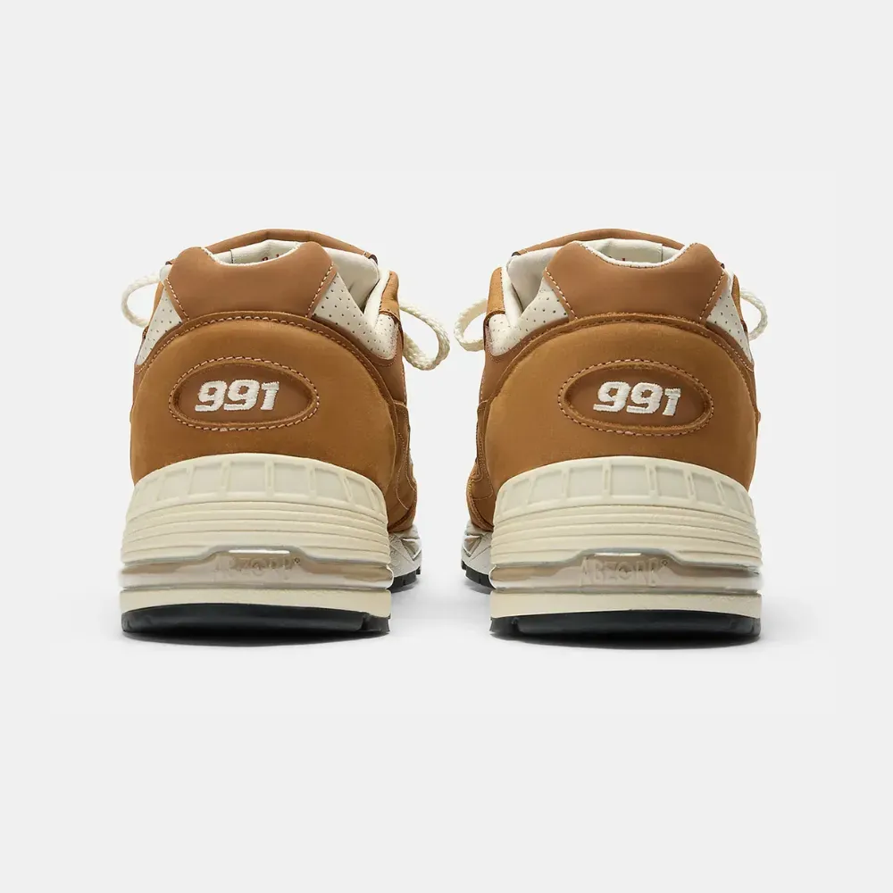 New Balance 991v1 MiUK Chipmunk Birch foto 4