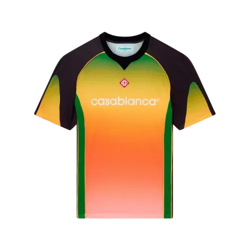Camiseta Casablanca Gradient Short Sleeve Football Orange
