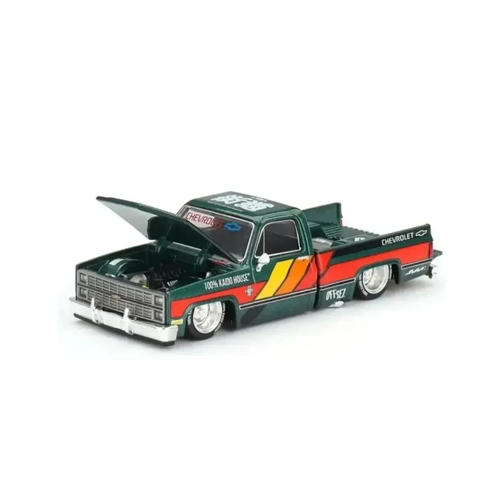 Kaido House x Mini GT Chevrolet Silverado Green #226 - Droper