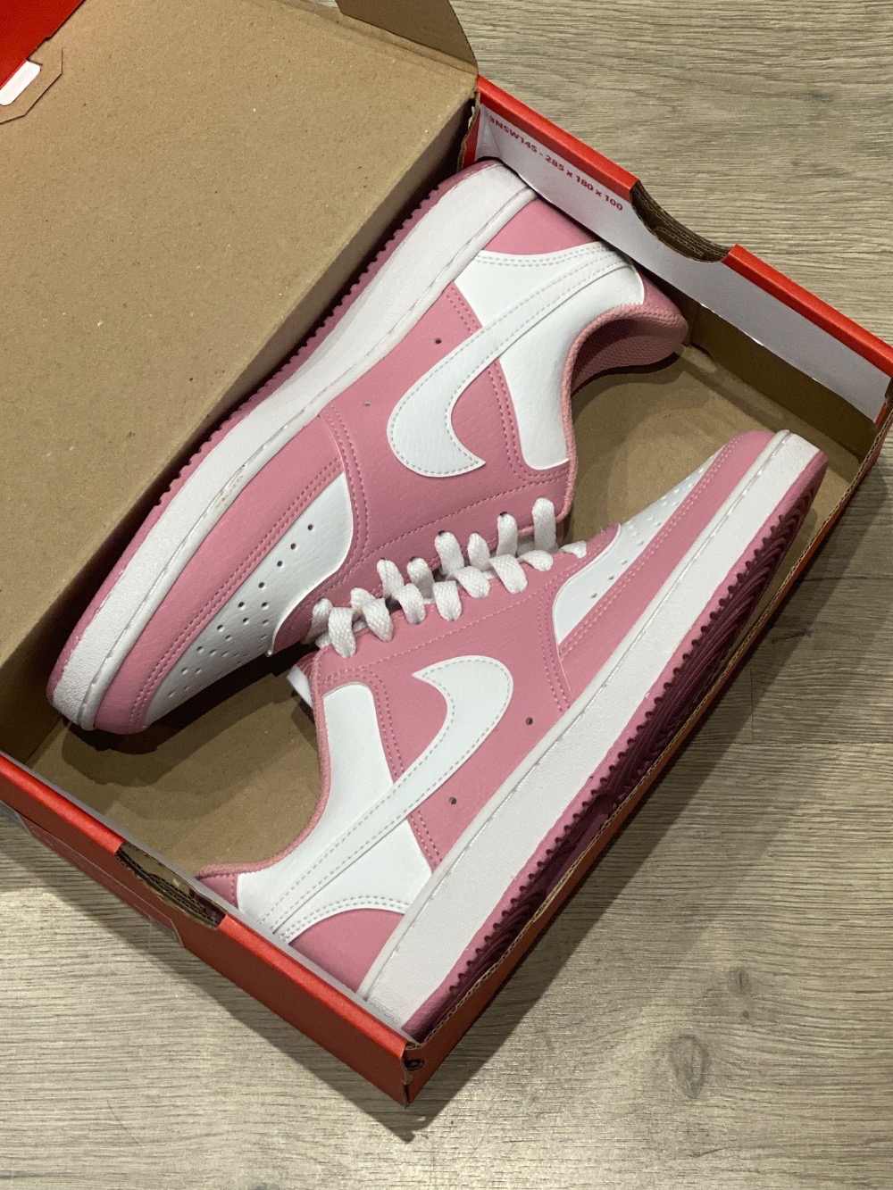 Nike Court Vision Low Next Nature Elemental Pink White